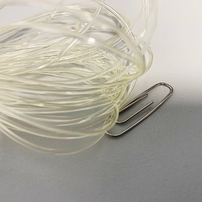 1.5mm Transparent Latex-Free Round Elastic – 10m hank | Detail view 1 | Elastix
