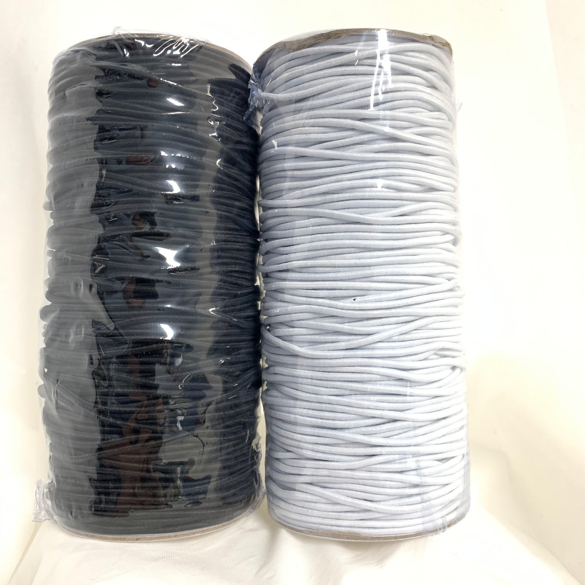 2mm Black Round Braided Shock Cord – 100m reel | Detail view 2 | Elastix