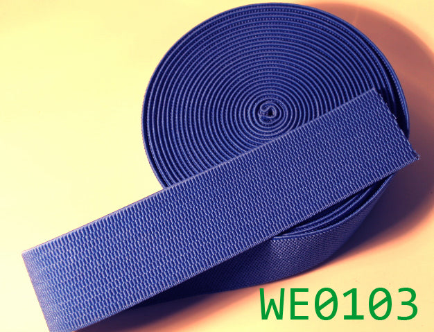 50mm Blue & Red Woven Equestrian Elastic – 2m pack (1m per colour) | Detail view 4 | Elastix