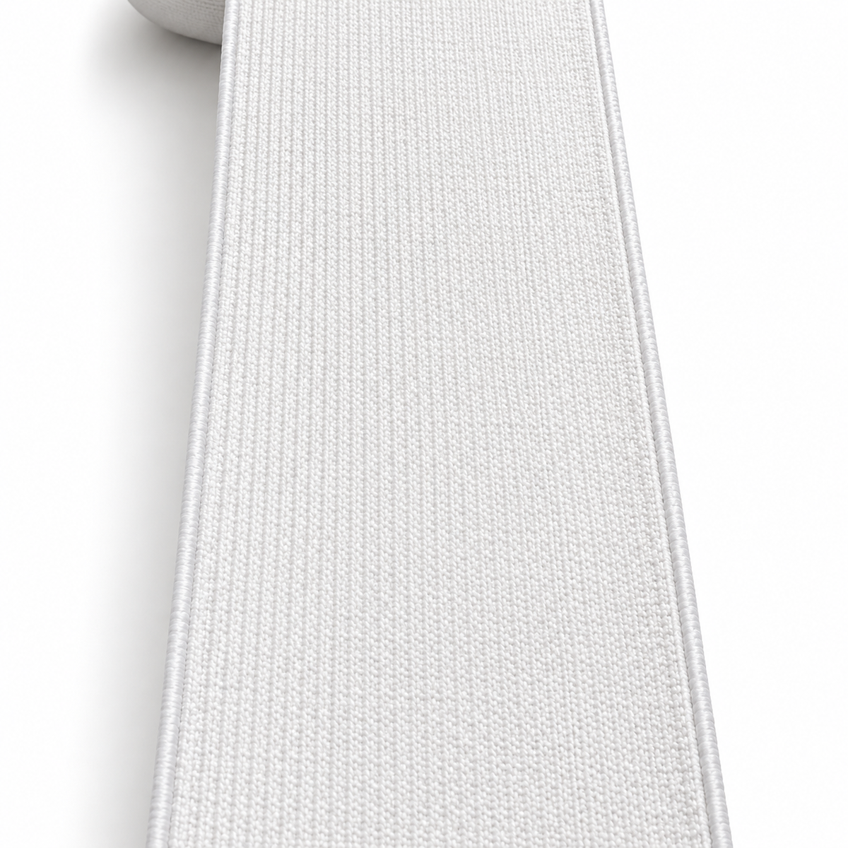 50mm Raw White Woven Elastic 904 – 50m roll | Detail view 1 | Elastix