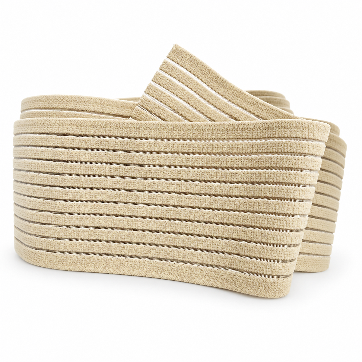 78mm Beige Woven Brace Elastic – 6m pack | Product view | Elastix