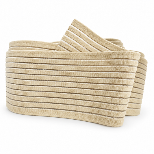 78mm Beige Woven Brace Elastic – 6m pack | Product view | Elastix