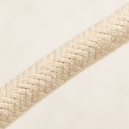 kc323 natural cotton cord, macro view